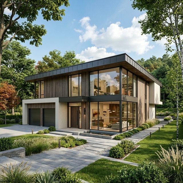 Nowoczesny projekt małego domu jednorodzinnego